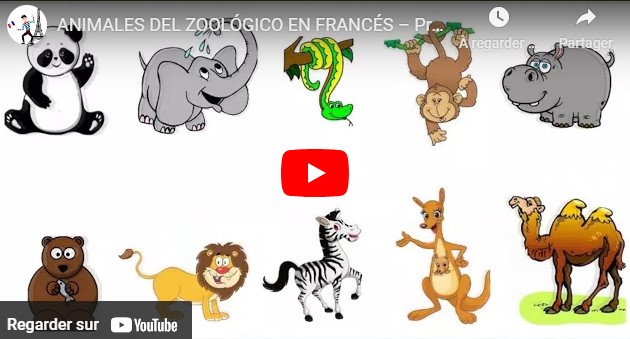 Animales en francés