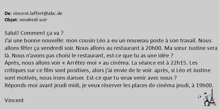 Compréhension écrite A2