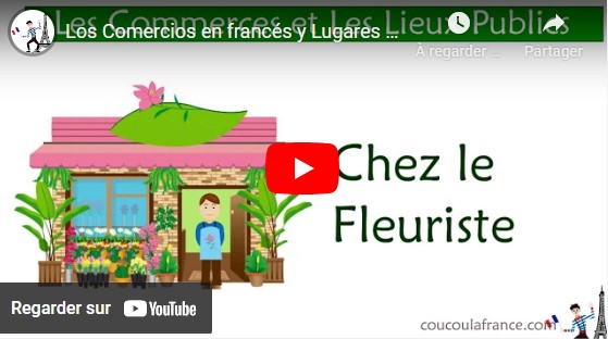Comercios en francés