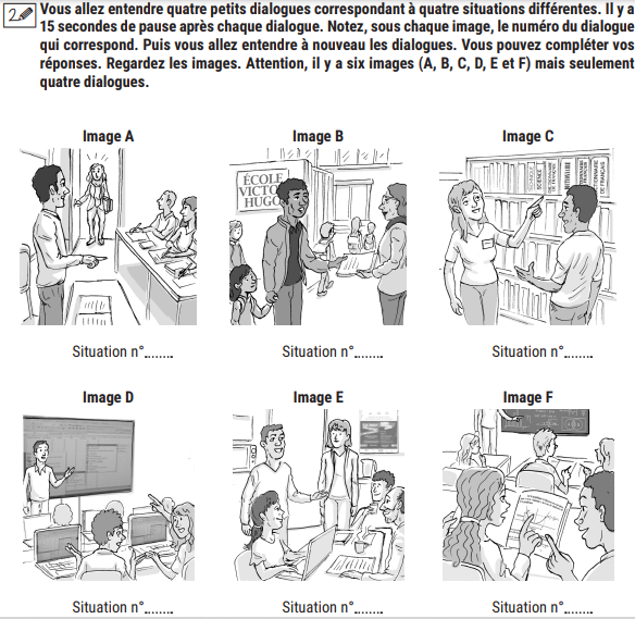 DELF A1 Compréhension Orale