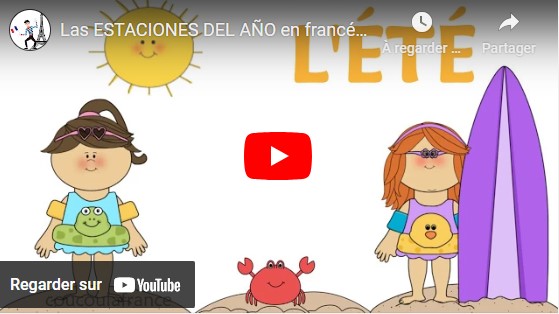 Estaciones en francés