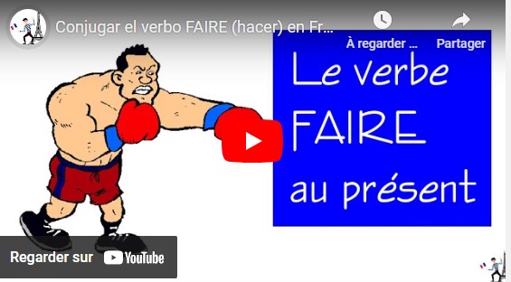 conjugar Faire en francés