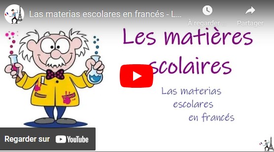 Materias en francés